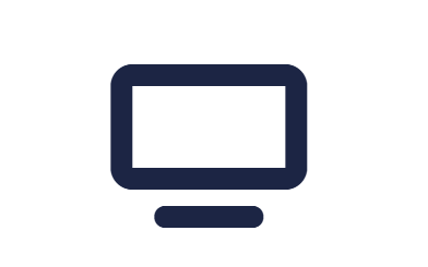 Illustration av en tv apparat